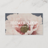 Carte de visite de commerce de conception de fleur (Devant)