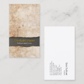 Carte de visite de commerce de détail de texture d (Devant / Derrière)