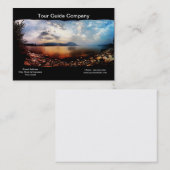 Carte de visite de compagnie de guide touristique (Devant / Derrière)