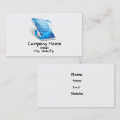 Carte de visite de compagnie de panneau solaire (Devant / Derrière)