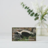 Carte de visite de comportement de mouffette (Debout devant)