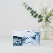 carte de visite de comptabilité et de finances (Debout devant)