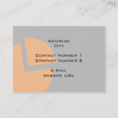 Carte de visite de comptabilité financière (Dos)