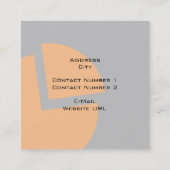 Carte de visite de comptabilité financière (Dos)