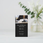 Carte de visite de comptable (Debout devant)