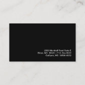 Carte de visite de comptable et de comptable (Dos)