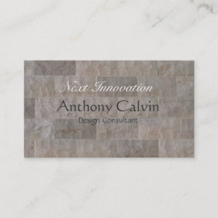 Carte de visite de concept de mur