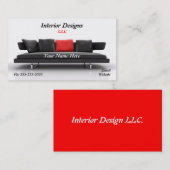 carte de visite de concepteur (Devant / Derrière)