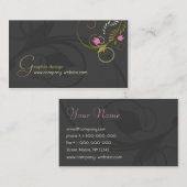 Carte de visite de concepteur (Devant / Derrière)