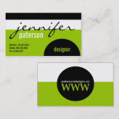 Carte de visite de concepteur (Devant / Derrière)