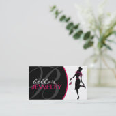 Carte de visite de concepteur de bijoux (Debout devant)
