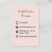 carte de visite de concepteur de code qr abstrait (Dos)