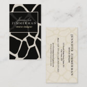 Carte de visite de concepteur d'impression de (Devant / Derrière)