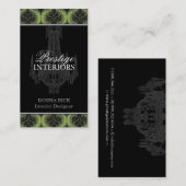 Carte de visite de concepteur d'intérieur (Devant / Derrière)