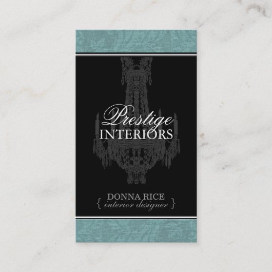 Carte de visite de concepteur d'intérieur (Devant)