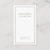 Carte de visite de concepteur d'intérieur moderne (Dos)