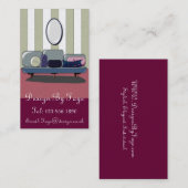 Carte de visite de concepteur d'intérieur ou de (Devant / Derrière)