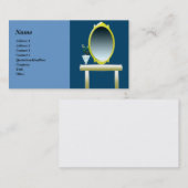 Carte de visite de concepteur d'intérieur personna (Devant / Derrière)