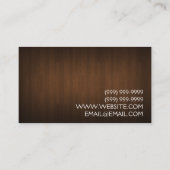 Carte de visite de concepteur extérieur intérieur (Dos)