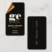 carte de visite de concepteur graphique (Devant / Derrière)