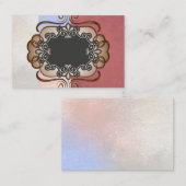 Carte de visite de concepteur multitonique (Devant / Derrière)