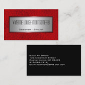 Carte de visite de concepteur professionnel en cui (Devant / Derrière)