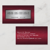 Carte de visite de concepteur professionnel en cui (Devant / Derrière)