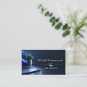 Carte de visite de concepteur Web (Debout devant)
