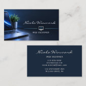 Carte de visite de concepteur Web (Devant / Derrière)