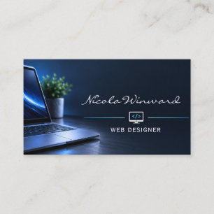 Carte de visite de concepteur Web