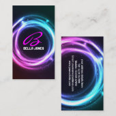 Carte de visite de conception d'abrégé sur (Devant / Derrière)