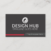 Carte de visite de conception d'art visuel (Dos)