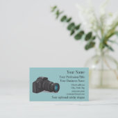 Carte de visite de conception de caméra (Debout devant)