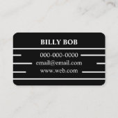 Carte de visite de conception de carreaux (Dos)