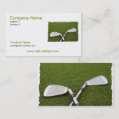 Carte de visite de conception de club de golf (Devant / Derrière)