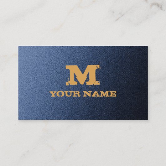 Carte de visite de conception de Denin (Devant)