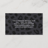 Carte de visite de conception de fourrure de (Dos)