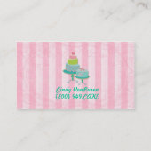 Carte de visite de conception de gâteau (Dos)