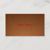 Carte de visite de conception de grue (Dos)