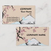 Carte de visite de conception de Japonais (Devant / Derrière)