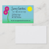 Carte de visite de conception de jardin (Devant / Derrière)