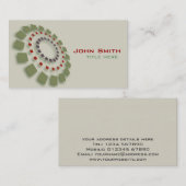 Carte de visite de conception de logo (Devant / Derrière)