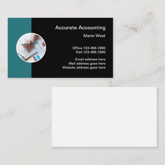 Carte de visite de conception de logo professionn (Devant / Derrière)