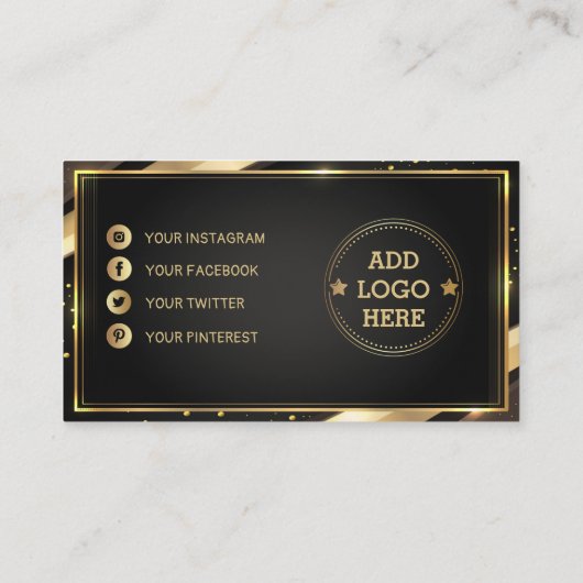 Carte de visite de conception de logo professionne (Dos)