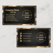 Carte de visite de conception de logo professionne (Devant / Derrière)