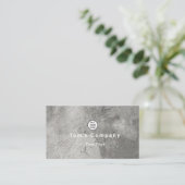 Carte de visite de conception de logos en ciment p (Debout devant)