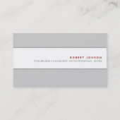 Carte de visite de conception de minute (Dos)