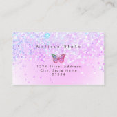 carte de visite de conception de parties scintilla (Dos)