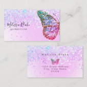 carte de visite de conception de parties scintilla (Devant / Derrière)