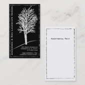 Carte de visite de conception de paysage (Devant / Derrière)